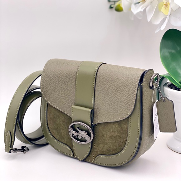Coach Georgie Saddle Crossbody - Picture 2 of 12
